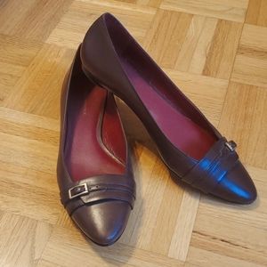 Banana Republic | Brown Pointed Toe Buckled Flats